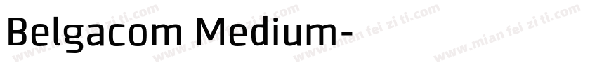 Belgacom Medium字体转换